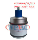 Hoogspannings Veranderlijke Ceramische Vacuümcondensator 20~1500pf 12KV CKTB1500/12/120
