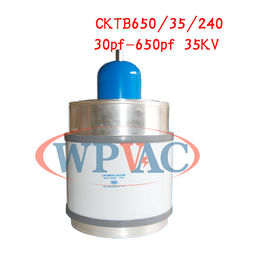 kopen De ceramische Vacuüm Stabiele Prestaties van de Hoogspannings Veranderlijke Condensator 30~650pf 35KV online manufacture