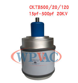 kopen Kleine Vacuüm Veranderlijke Condensator 15~500pf 20KV voor HF die Houten Machine verwarmen online manufacture